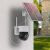 Ankway-Choetech PTZ solar powered camera mounted on wall for home security