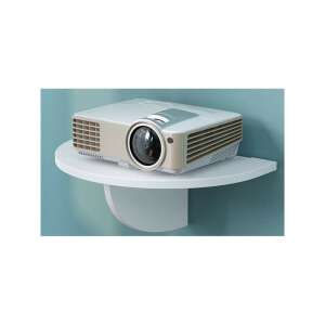 Raft de perete alb cu proiector - Rafturi