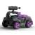 Schleich Eldrador Creatures Shadow Crashmobile with Mini Creature, black and purple toy car with cannon, back view