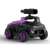 Schleich Eldrador Creatures Shadow Crashmobile with Mini Creature, black and purple toy car with cannon, back view