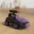Schleich Eldrador Creatures Shadow Crashmobile with Mini Creature, black and purple toy car with cannon, in use