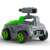 Schleich Stone Crashmobile with Mini Creature, grey and green toy vehicle with wheels, cannon, and a green creature inside, back view