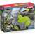 Schleich Stone Crashmobile with Mini Creature, grey and green toy vehicle with wheels, cannon, and a green creature inside, packaging