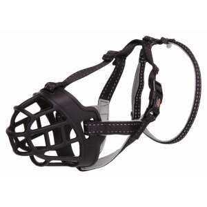 Trixie Muzzle Flex fekete szilikon szájkosár S méretben - Szájkosár