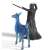 Schleich Professor Snape and Patronus Doe figurine set, Harry Potter Wizarding World, back view