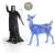 Schleich Professor Snape and Patronus Doe figurine set, Harry Potter Wizarding World, with rotation arrow
