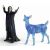 Schleich Professor Snape and Patronus figures, Harry Potter toy set