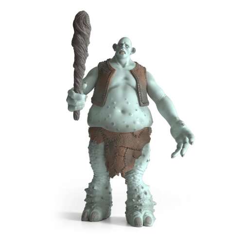 Schleich Harry Potter Troll figure, a green troll with a club, standing on a white background