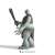 Schleich Harry Potter Troll figure, side view, a green troll with a club, standing on a white background
