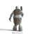 Schleich Harry Potter Troll figure, back view, a green troll with a club, standing on a white background