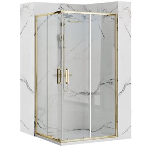 Rea Punto Shower Cabin 80x100 Gold
