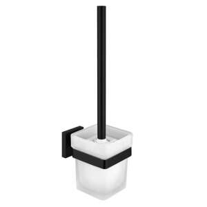 WC kefe 332918 ERLO 05 Black toilet brush holder, black, wall mounted - Toilet Brush & Holder