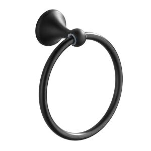 Black Towel Ring for Bathroom - Towel rack
