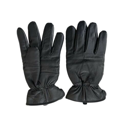 Férfi Bőrkesztyű - Fekete - Bélelt - M 130070192