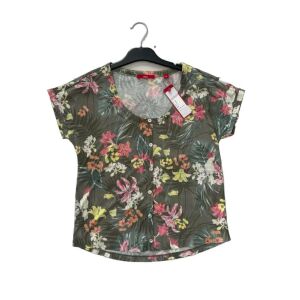 S.Oliver Virágos Női Póló - S 130070974 - S.Oliver