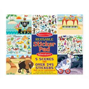 Melissa &amp; Doug Joc creativ, Set autocolante reutilizabile, aventură 102320936