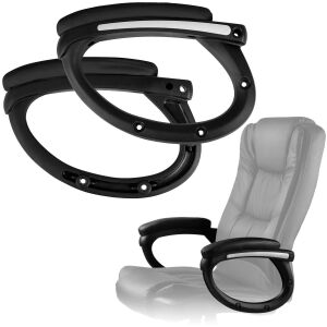 Cotiere Sofotel Porto pentru scaun de birou, negre - Mobilier de birou