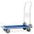 Humberg HM-506 Folding Hand Truck, blue and white, 300kg capacity