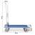 Humberg HM-506 Folding Hand Truck, 300kg Capacity, Blue and White, dimensions