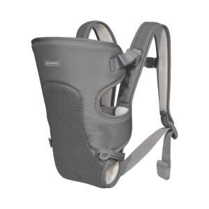 Kikkaboo Myra mesh baby carrier, gray, front view - Kikkaboo