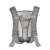 Kikkaboo Myra mesh baby carrier, gray, back view