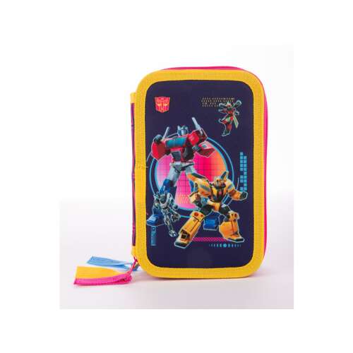 Трансформърс триетажен несесер с дизайн на Оптимус Прайм и Бъмбълби