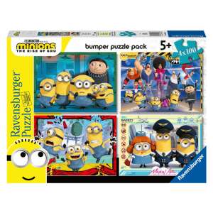Ravensburger Minioni 2 Puzzle 4x100 piese cutie - Ravensburger Puzzle