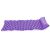 Bestway purple inflatable mattress with pillow, full length view