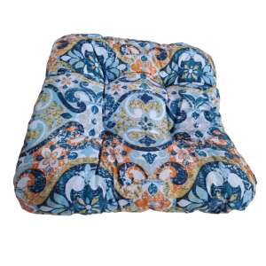 Dekoratív Ülőpárna - Zúzott Szivacs - 38x38x8 cm - Kék