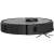 Roborock robot vacuum, black, side brush detail