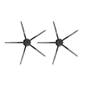 2 pack Roborock robot vacuum side brushes, black, replacement side brushes for Roborock robot vacuums - Robot vacuum accessory