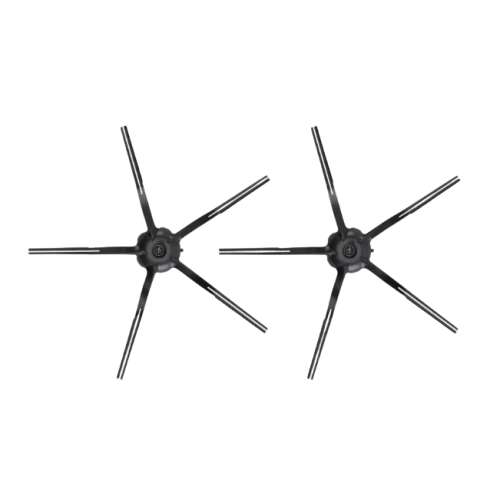 2 pack Roborock robot vacuum side brushes, black, replacement side brushes for Roborock robot vacuums