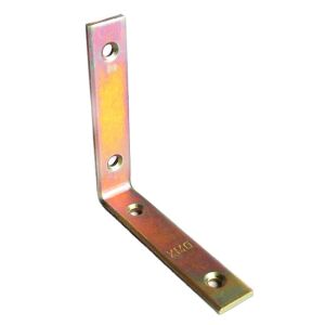 Székszegletvas erős 150 x 150 x 25 / 4,5 mm sárga horgany 3254080 131713719 - Sarokvas & Szegletvas