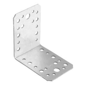 Sarokösszekötő lemez  90 x 90 x 65 / 2,5 mm horganyzott 3254111 102343941 - Összekötő lemez