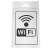 Matrica öntapadós 12 x 8 cm "Wi-Fi" 3427164 102344064