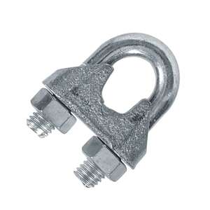 Kötélszorító bilincs d=12-höz horganyzott 3930316 102344234 - Lánc összekötő elem