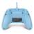 A PowerA Enhanced Wired Controller hátoldala Xbox Series X|S, Xbox One, PC, Cuphead: Mugman kiadás, Kék
