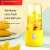 MYRIVER Mini Blender Electric, galben, portabil, wireless, ia cu tine suc proaspăt, material alimentar