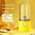 MYRIVER Mini Blender Electric, yellow, portable, 6 blades, easy juicing, strong drive, wireless convenience, food grade material