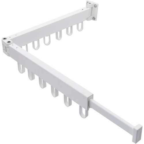 Helper Wandmontierter Wäscheständer, einziehbares Design