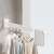 Helper 54cm Wall-Mounted Drying Rack with Retractable Hooks, Easy Installation, High Load Capacity, for Balcony/Bathroom/Bedroom, White 102350851