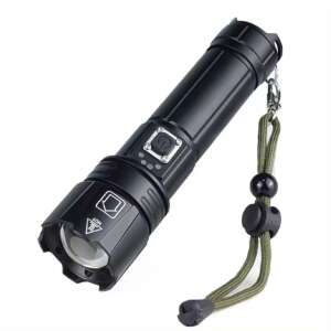 Asafee SK1909 Ultrahelle LED-Taschenlampe, 30w Aluminium, XHP70.2 Stromversorgung, Professionell, Einstellbarer Fokus, 18650 Akku im Lieferumfang enthalten, Wasserdicht, USB-Ladung, 3500 Lumen, 5 Beleuchtungsmodi - Taschenlampen & Stirnlampen