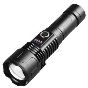 Asafee LT-P0006 20W LED-Taschenlampe mit XHP50/70/WHITE LASER, einstellbarer Fokus, 6000mAh Akku, wasserdicht, USB-Ladefunktion, 3500 Lumen - Taschenlampen & Stirnlampen