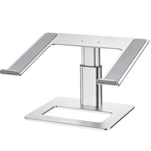 Smarto A60 ergonomic laptop stand, aluminum, adjustable height, silver - Laptop Stand