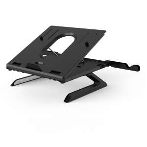 Ergonomiczna i przenośna podstawka pod laptopa Tronsmart AP9001-B zapewniająca wydajną wentylację i regulowany kąt pochylenia, kompatybilna z MacBook Air, Pro lub Microsoft Surface do 15,6 ca