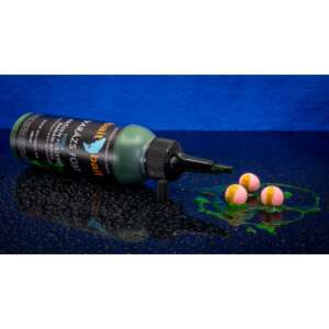 Bait Bait YO.-DA Fluo Liquid - Varázs Füst fluo zöld színben, 100ml-es üveg cseppentővel, horgászatra - Etetőanyag aroma