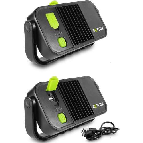 Retlux RPL 200 Tölthető Munkalámpa, 1000 Lumen, USB töltőkábellel