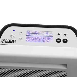 Denzel HybridX-2000 elektromos konvektor fűtőtest vezérlőpanel digitális kijelzővel, időzítővel és hőmérséklet beállításokkal - Elektromos fűtőpanel