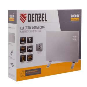 Denzel OptiPrime-1000 1000W elektromos konvektor, 15m2 fűtési terület, Wi-Fi, érintőképernyő, digitális termosztát, 3 év garancia - Denzel