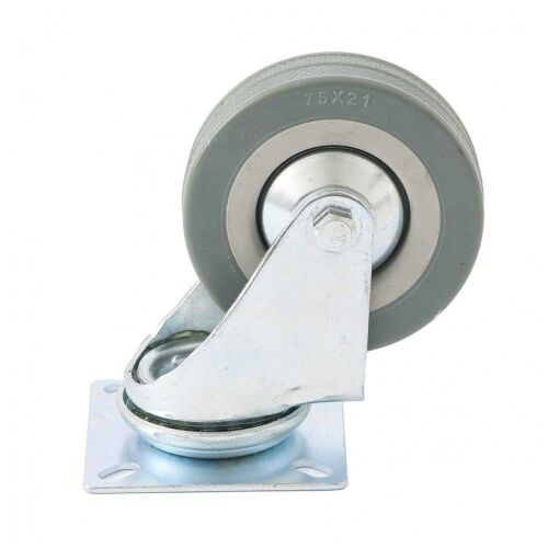 SIBRTEH 100x10,2x32mm 65kg platform kerék forgatható, fém agy, csapágyazott 137255788